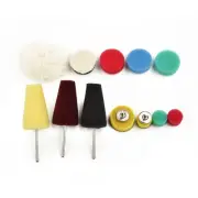 13x Auto Buffing Polishing Sponge Pads Kit Foam Cone Polishing Wheel For Drill