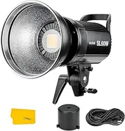 Godox SL-60W SL60W Studio Continuous Lighting LED Video Daylight, CRI95+ Qa>90 5600K Dimmable Bowens Mount Led Continuous Video Light, Adjusted Brightness for Video Recording Wedding Outdoor Shooting