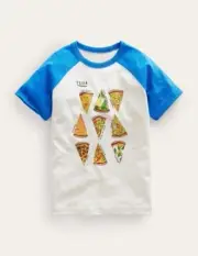 MINI BODEN Pizza Shirt NWT New 6-7