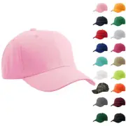 Kids Baseball Cap Plain Blank Solid Toddler Hats Polo Style Visor Adjustable