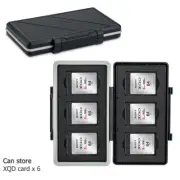 Memory Card Case Storage Holder fit 6 XQD Cards for Nikon Z7 Z6 D850 D500 D5 D4S