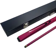 Cuemaster PINK Metallic Pool Snooker Billiard Cue and Black Cue Case