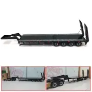 1/14 Scale Semi-trailer Metal 4 Axles Trailer for RC Tractor Truck Car Model