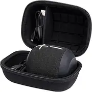 [khanka] Case for Ultimate Ears Wonderboom/Wonderboom 2/Wonderboom 3 Wireless Bluetooth Speaker Portable Travel Case (Black)