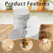 Foam Lid Liner Pressure Sensitive Seal Cap Liners Jar Bottle Safety Tamper Seals