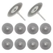 10pcs 40mm Mini Diamond Saw Blade Cutting Discs with 2 Connecting Shank