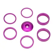 Bike Headset Washer Bicycle Front Fork Stem Spacers Ring Gasket Set Blue Gold
