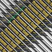 True Temper Dynamic Gold 100 Mid .355" Taper Tip Iron Shafts Set R300/S300 Flex