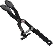Double Piston Brake Caliper Compressor, Ergonomic Metal Brake Piston Compression Tool, User-Friendly, 22cm/8.66 Inches, Ideal for Mechanics & Auto Repair