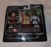 DIAMOND SELECT MINIMATES REAL GHOSTBUSTERS ~ PETER VENKMAN & WINSTON ZEDDEMORE