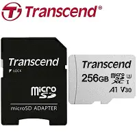 在飛比找Yahoo奇摩購物中心優惠-Transcend 創見 256G U3 microSDXC