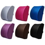 Car Driver Pillow Memory Foam Car Lumbar Support Back Cushion Seat Waist Pillow