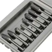 8Pcs Double Cut Carbide Rotary Burrs Bit Set CNC Tungsten Carbide Rotary Burrs