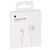 Apple 1m Lighting Charger Cable for iPhone and iPad - White