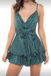 Green Pilgrim playsuit size 12, new with tags, Never Worn.