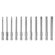 1/4" Shank Hex Magnetic Alloy Steel Head Torx Screwdriver Bit Set Tamper Proof c