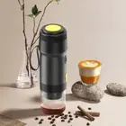 Black Portable Fully Automatic Espresso Coffee Machine - Universal 3-in-1 Capsul