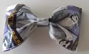 Justin Bieber Duct Tape Hair Clip Bow bowtie handmade