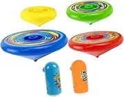 WEKAMOS 1set Stacker Toy for Boy Girl Montessori Gyro Toys Engaging Learning Activity for Toddlers Travel-Friendly Design Tops Launchers Birthday for Boys Girls