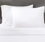 Queen / Standard Size Pillow Cases Set of 2 100% Cotton Cases 400 Thread Count
