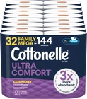 Cottonelle Ultra Comfort Toilet Paper with Cushiony Cleaningripples Texture, 32