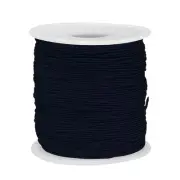 Elastic Cord Stretchy String 0.8mm 109 Yards Navy Blue for Crafts