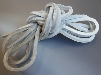 Rawhide Leather Shoelaces Sperry TopSider Moccasin Strings Boat 2 Shoe Laces 40"