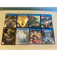 在飛比找蝦皮購物優惠-ps4 討鬼傳2、魔物獵人冰原鐵盒版、哈比人、快打旋風5大型