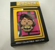 Malory from Archer Cartoon Collectible Enamel Pin Geek Fuel Exclusive