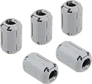 XYWHPGV 13mm Ferrite Cores Ring Clip-On RFI EMI Noise Suppression Filter Cable Clip, Grey 5pcs(280f7 b35f9 9e51f 78532 a3453 bfdeb