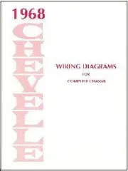 1968 CHEVELLE/SS-EL CAMINO WIRING DIAGRAM MANUAL