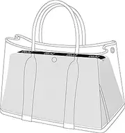 DGAZ Purse Pillow Insert for Luxury Handbags, Memory Foam, Silky Pillow Shaper for Garden Party 30/36 Bags(White,GP36)