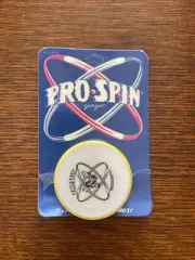 NOS Vintage 80's YELLOW/WHITE Yo Yo Pro Spin Stinger Duncan Sales & Promo NIP