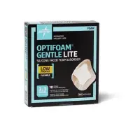 Optifoam Gentle Lite 3 x 3 with Border Dressing - Box of 10 MSC2833B
