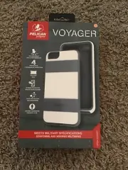 NIP Pelican Progear Voyager For Iphone 6/6s Plus White Gray With Clip