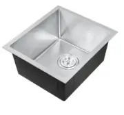 13x15x8" Nano Undermount Kitchen Sink 20 Gauge Stainless Steel Single Bowl Basin