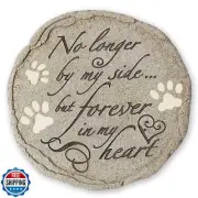 Cat or Dog Grave Marker or Garden Memorial Stone. No Longer By My Side But Fo