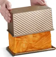 Pullman Loaf Pan with Lid, Non-Stick Bakeware for Baking Bread, Sandwich Bread L