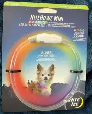 NiteHowl Mini LED Safety Necklace For Small Dog Micro USB Rechargeable Nite Ize