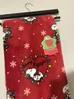 Snoopy Throw Blanket Peanuts Berkshire Christmas Lights Merry & Bright Red ❤️
