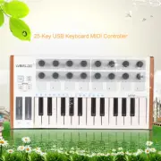 WORLDE MINI USB MIDI Keyboard 25 Note Velocity-Sensitive Controller Professional
