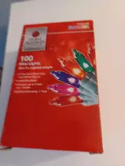 Home Accents 100 Multi Colored Mini Incandescent Lights NEW