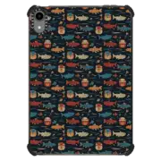 iPad mini (6th gen) iPad Impact Case Pattern Fishing Salmon Trout Fishing Bait Hat Bear