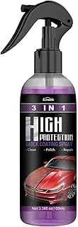 High Protection Quick Car Coating Spray, Ceramic Coating Spray, High Protection Car Paint Repair Car Wax Polish Spray, for Cars, Motorcycles, Home Use