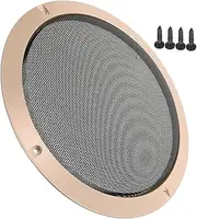 GRADENEVE Metal Speaker Mesh Cover Round DIY Speaker Grill Guard for Home Outdoor and Car Audio Systems Stylish Decor Impact Protection