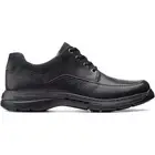NWT Clarks Men's Un BrawleyLace Shoes ,Black Tumbled Leather-Size 12 M