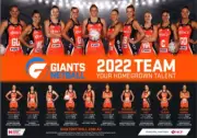 Giants netball team poster 1