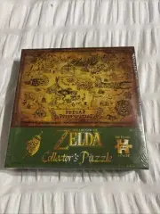 The Legend of Zelda Map Collector's Puzzle New In Box And Plastic