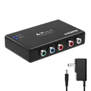 Portta Component to HDMI Converter, YPbPr RGB + R/L Audio to HDMI Converter v1.3
