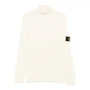 [Stone Island] Stone Island Ribbed High-neck Sweater S NEUTRALS
